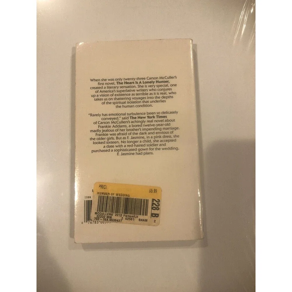 The Member of the Wedding by Carson McCullers (1958, Library Binding)